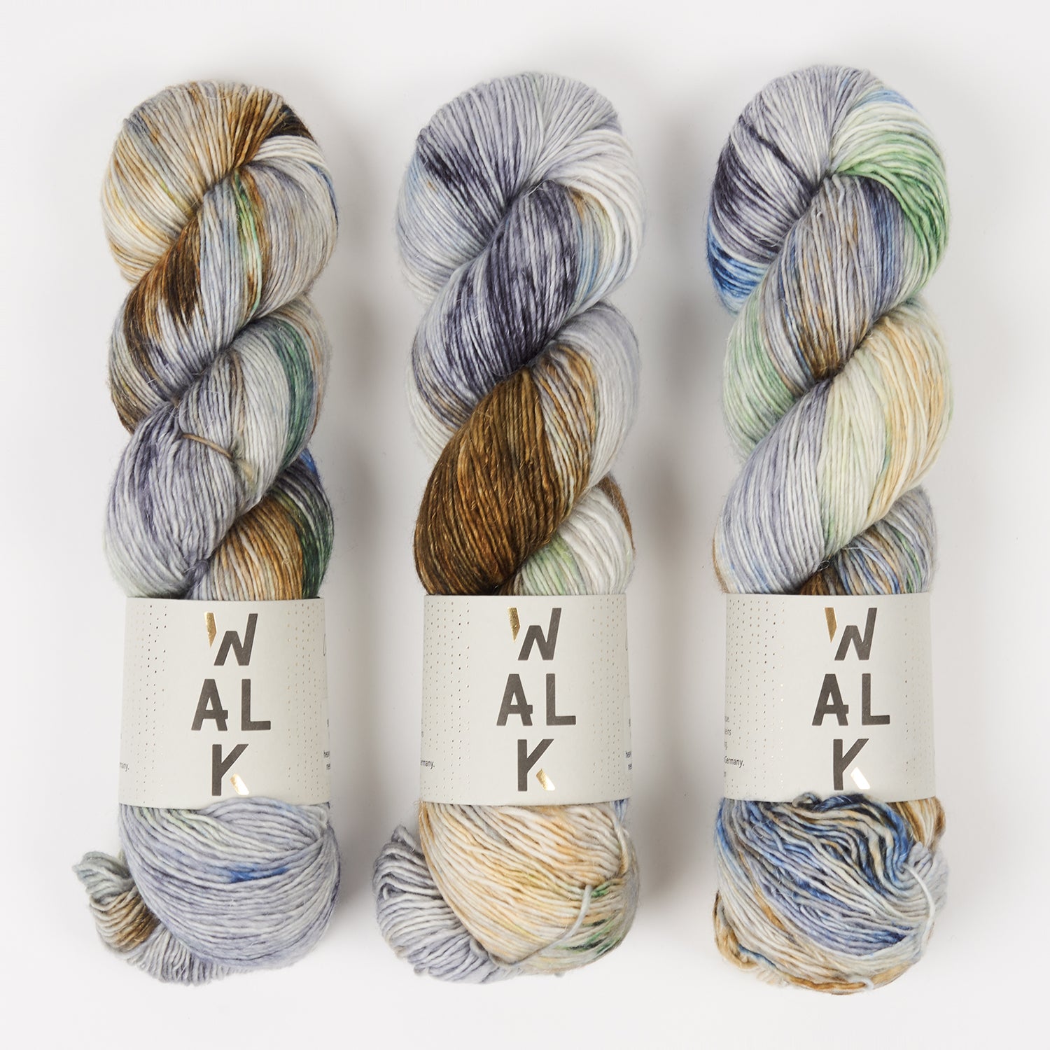 WALK Collection MERLINO - CAPRICORN Merino wool Linen Fingering grey Yarn