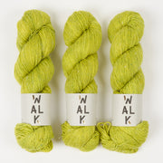 WALK Collection MERLINO - CHARTREUSE Merino wool Linen Fingering green Yarn
