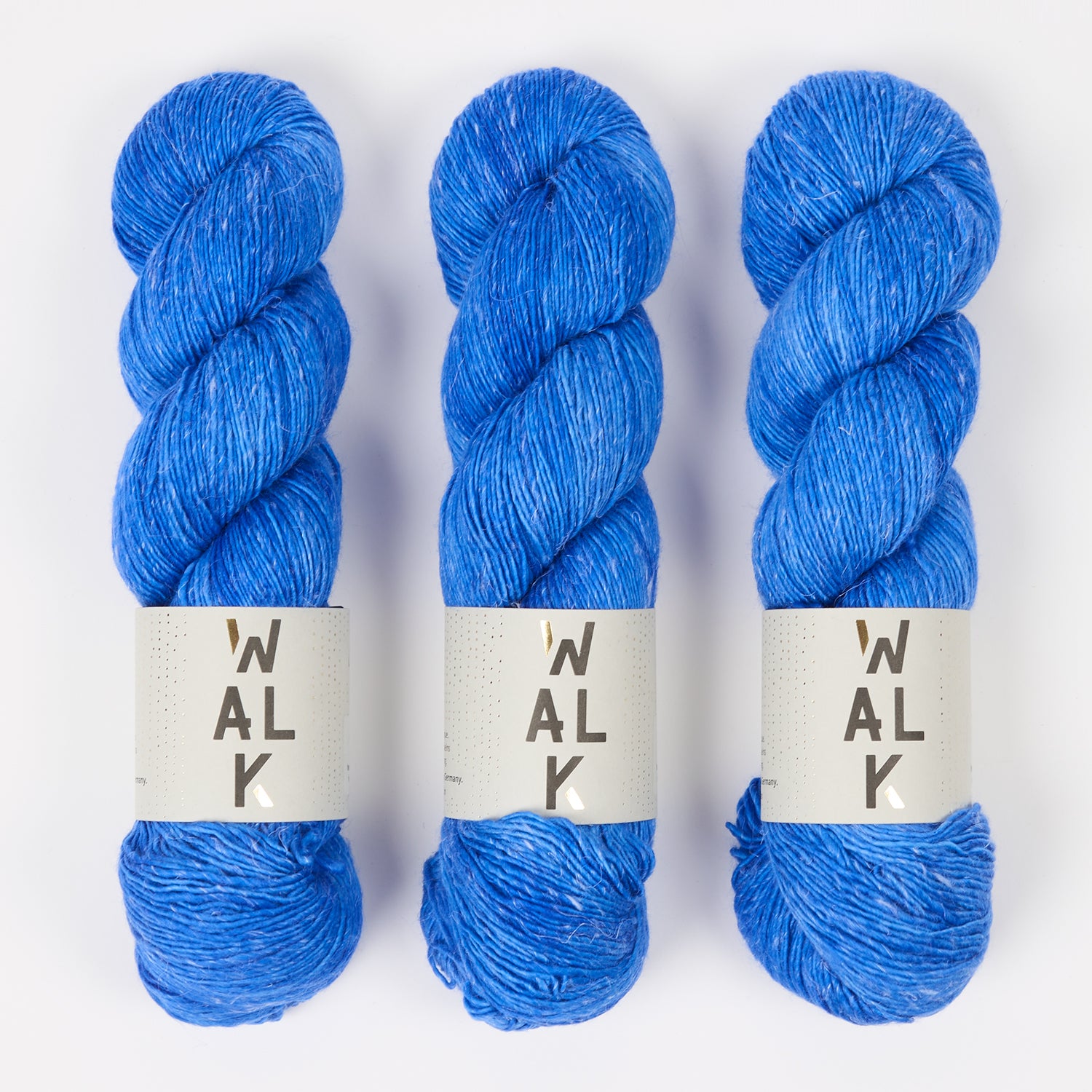 WALK Collection MERLINO - OCEAN Merino wool Linen Fingering blue Yarn