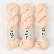 WALK Collection MERLINO - OYSTER Merino wool Linen Fingering peach Yarn