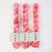 WALK Collection TOUGH SOCK MINI - BEACHBALL Merino wool Nylon Fingering pink Yarn
