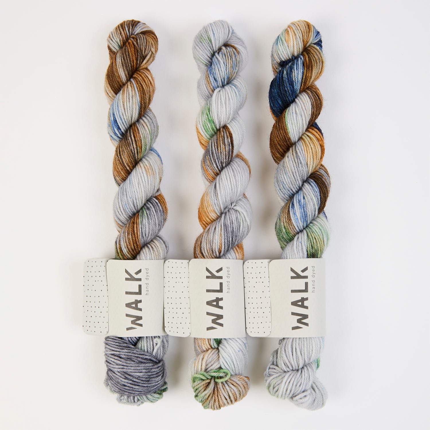WALK Collection TOUGH SOCK MINI - CAPRICORN Merino wool Nylon Fingering grey brown multicolour Yarn