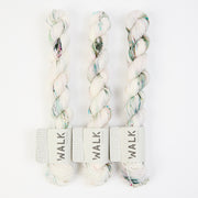 WALK Collection TOUGH SOCK MINI - GRUNGE POP Merino wool Nylon Fingering cream Yarn