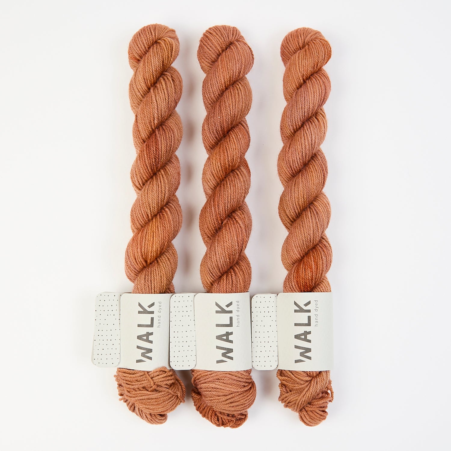 WALK Collection TOUGH SOCK MINI - HAZELNUT Merino wool Nylon Fingering brown Yarn