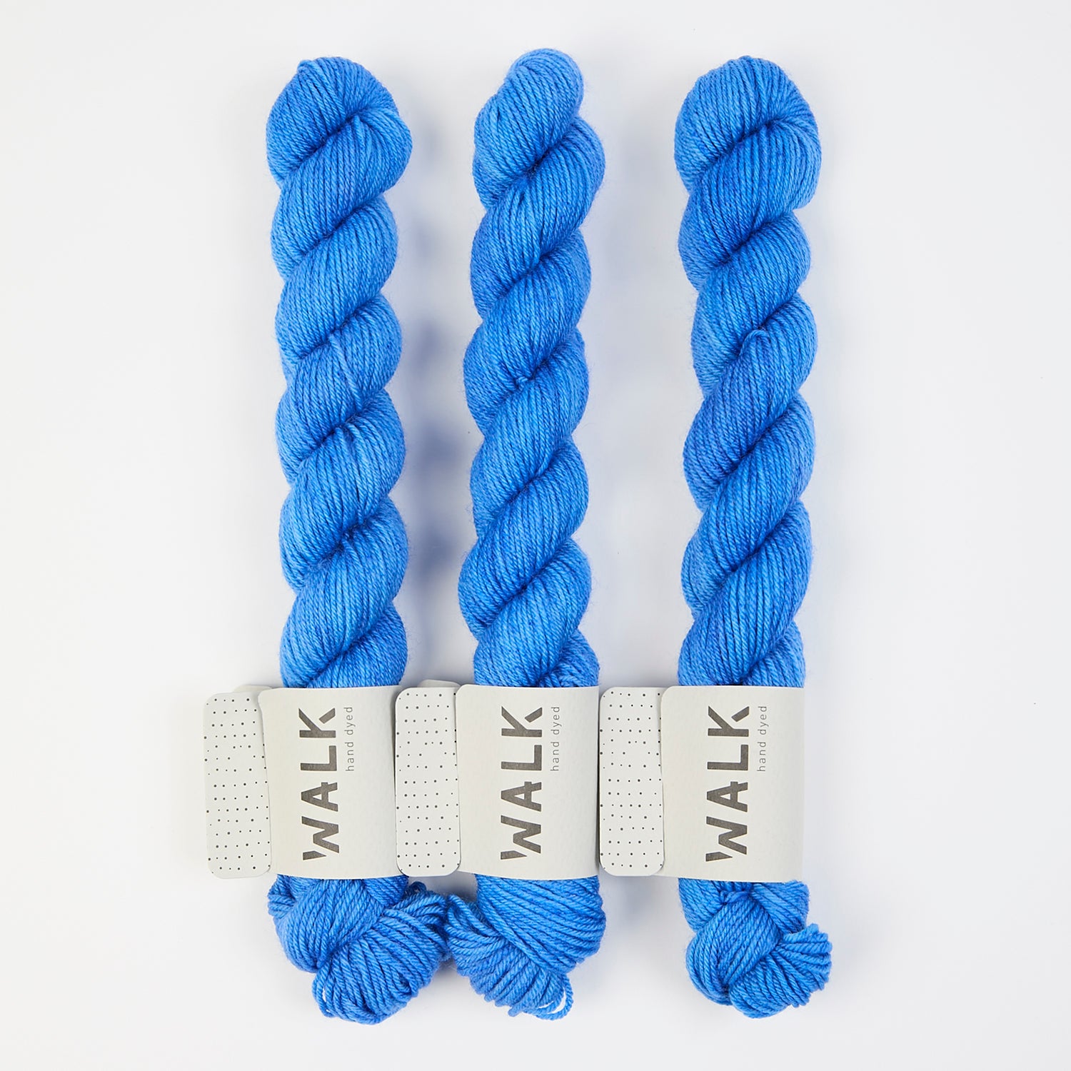 WALK Collection TOUGH SOCK MINI - OCEAN Merino wool Nylon Fingering blue Yarn