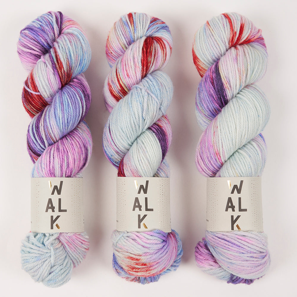 WALK Collection WALK MERINO DK - CANCER Merino wool DK multicolour blue Yarn