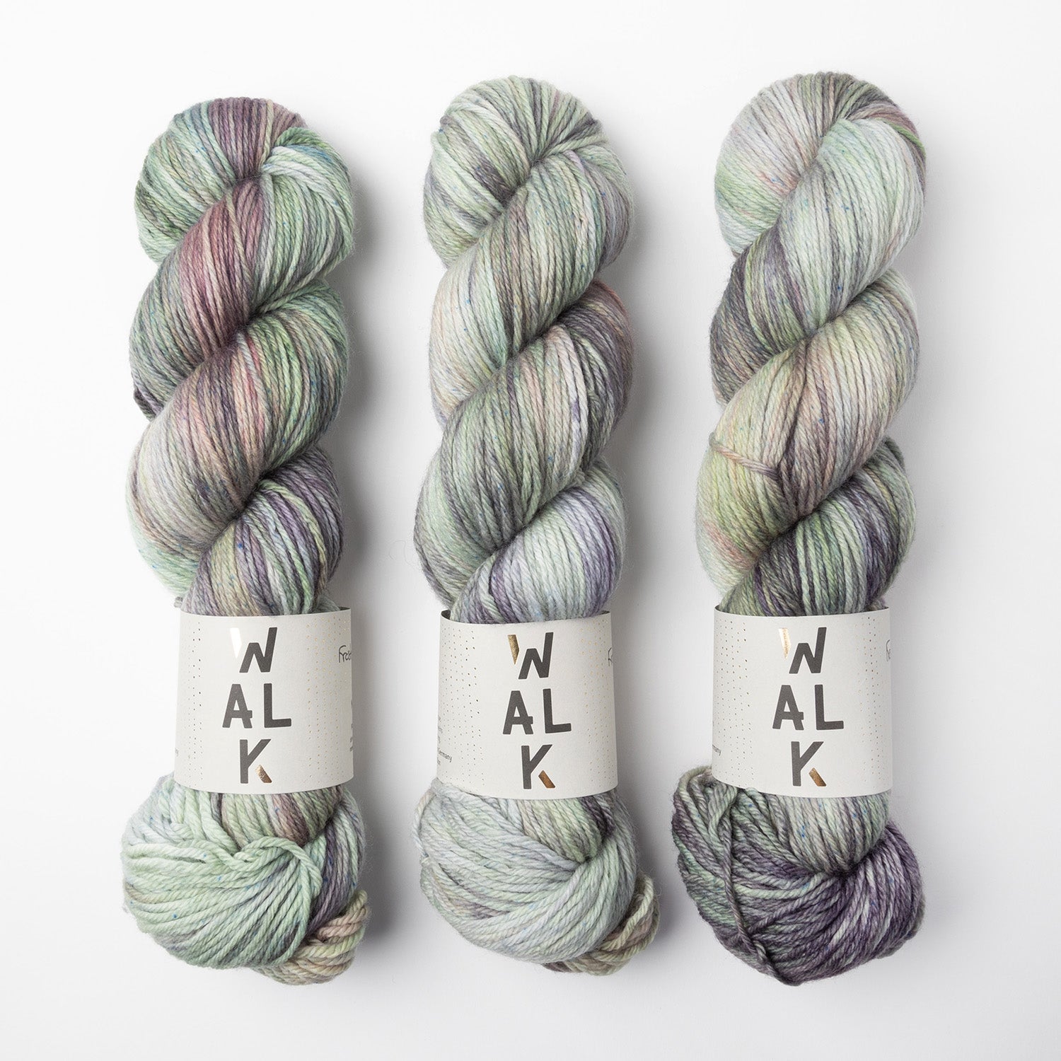 WALK Collection WALK MERINO DK - FROSTED MOSS Merino wool DK multicolour Yarn