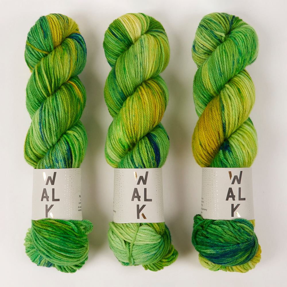 WALK Collection WALK MERINO DK - GEMINI Merino wool DK green multicolour Yarn
