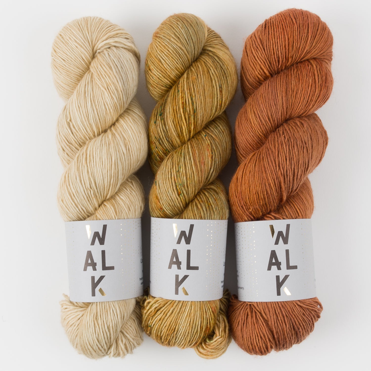 WALK Collection WARM RUSSET Merino wool Fingering Quick Kits