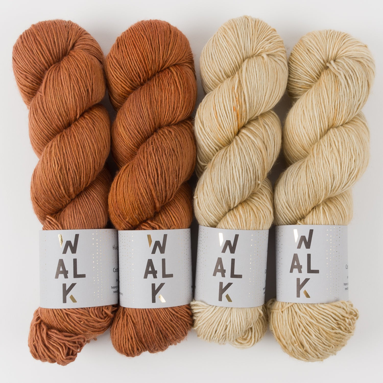 WALK Collection WARM SANDS Merino wool Fingering Quick Kits