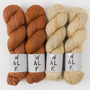 WALK Collection WARM SANDS Merino wool Fingering Quick Kits