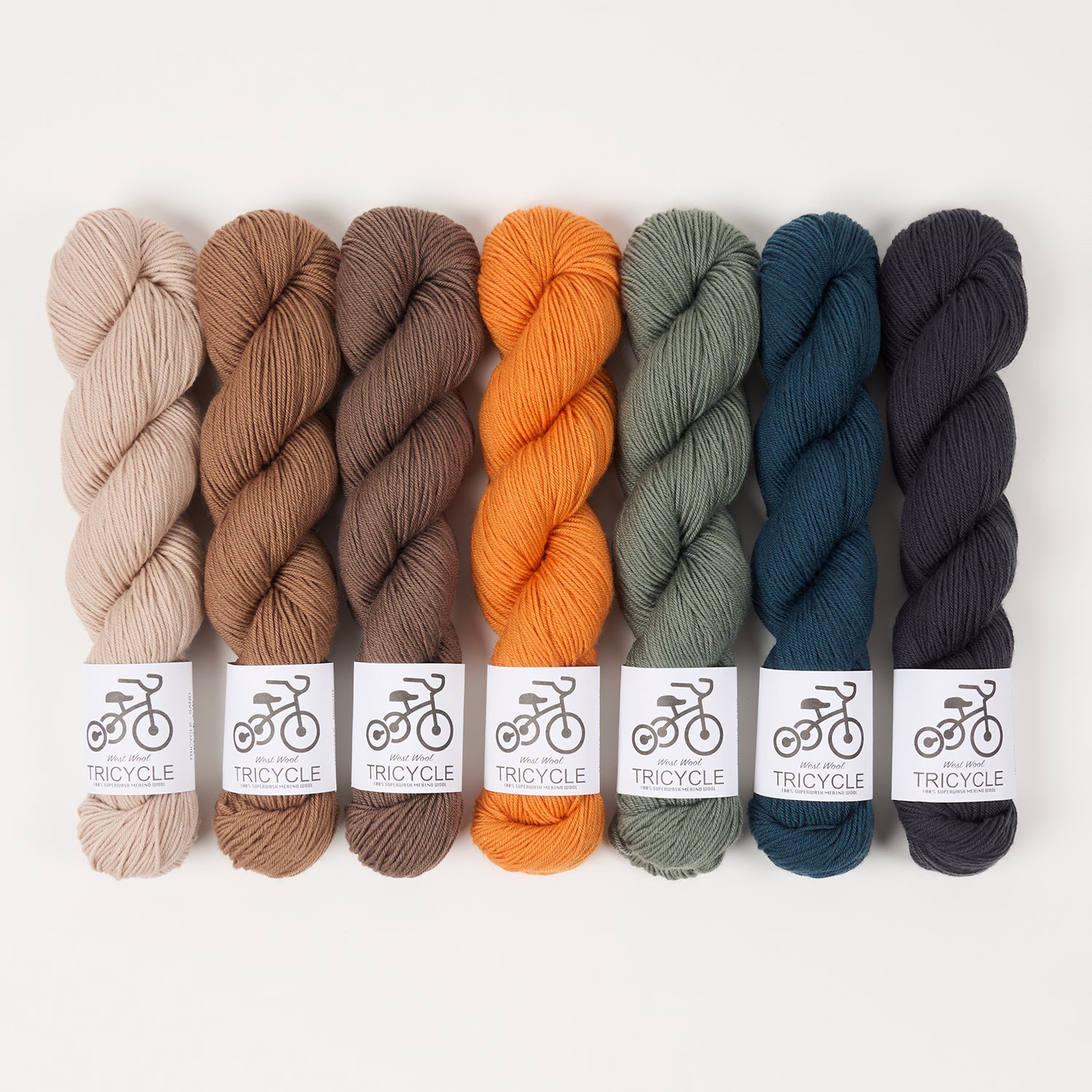 West Wool FALL BEACH Merino wool Fingering Quick Kits