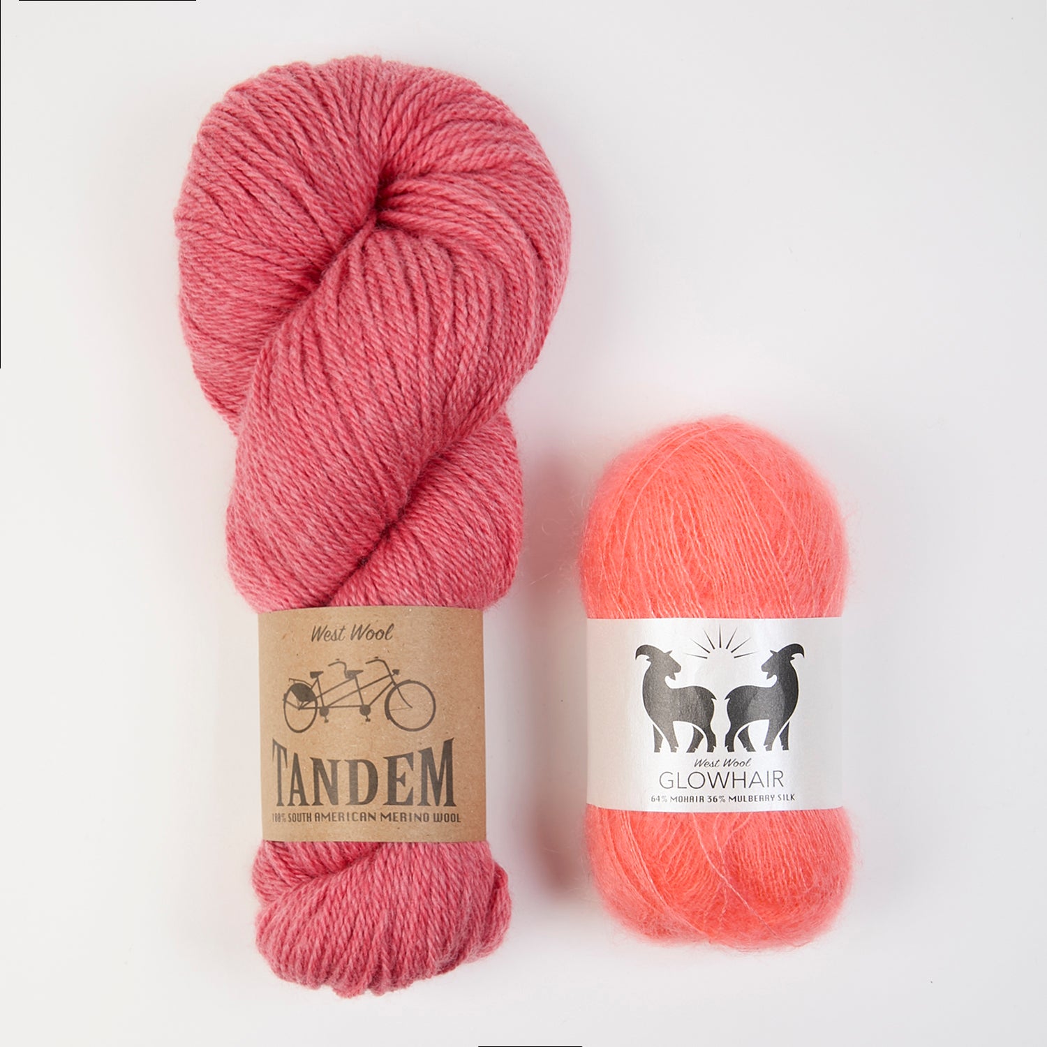 West Wool GREYKJAVIK SHAWL - ROSY CHEEKS Mohair Silk Merino wool DK Lace pink Westknits Kits