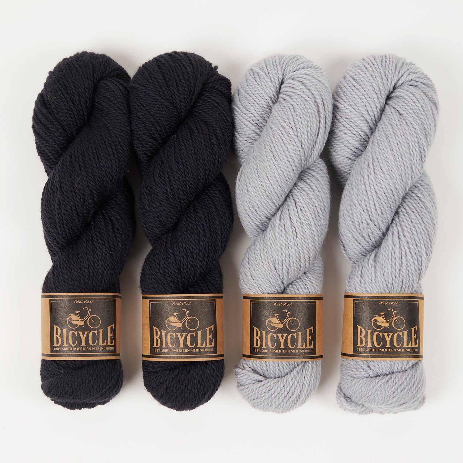 West Wool WESTKNITS KIT - MARITIME SKY Merino wool Fingering blue grey Westknits Kits
