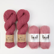 West Wool ROSWITHA RHUBARB Fingering Quick Kits