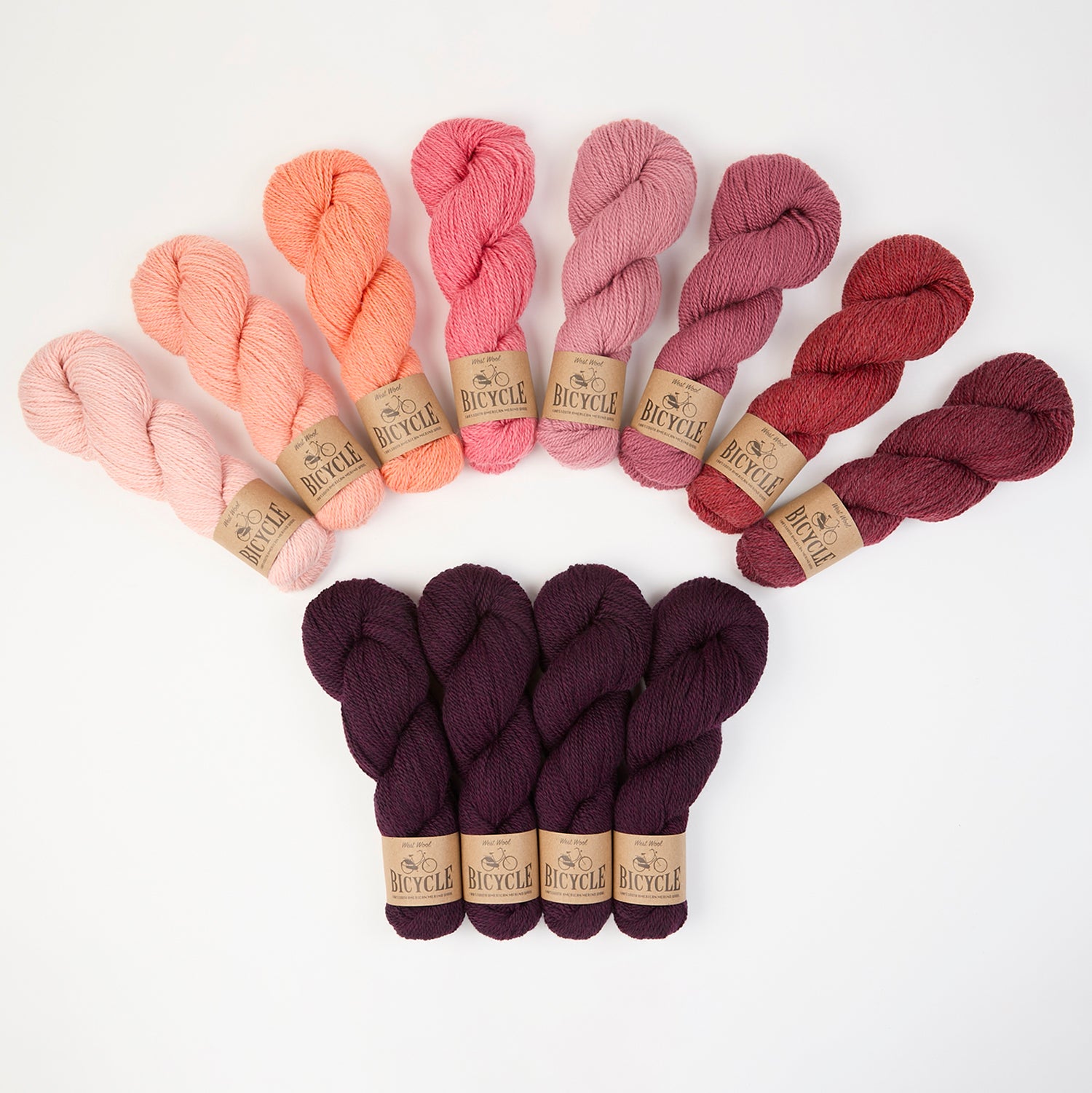 West Wool ROSY BRICKS Fingering Quick Kits