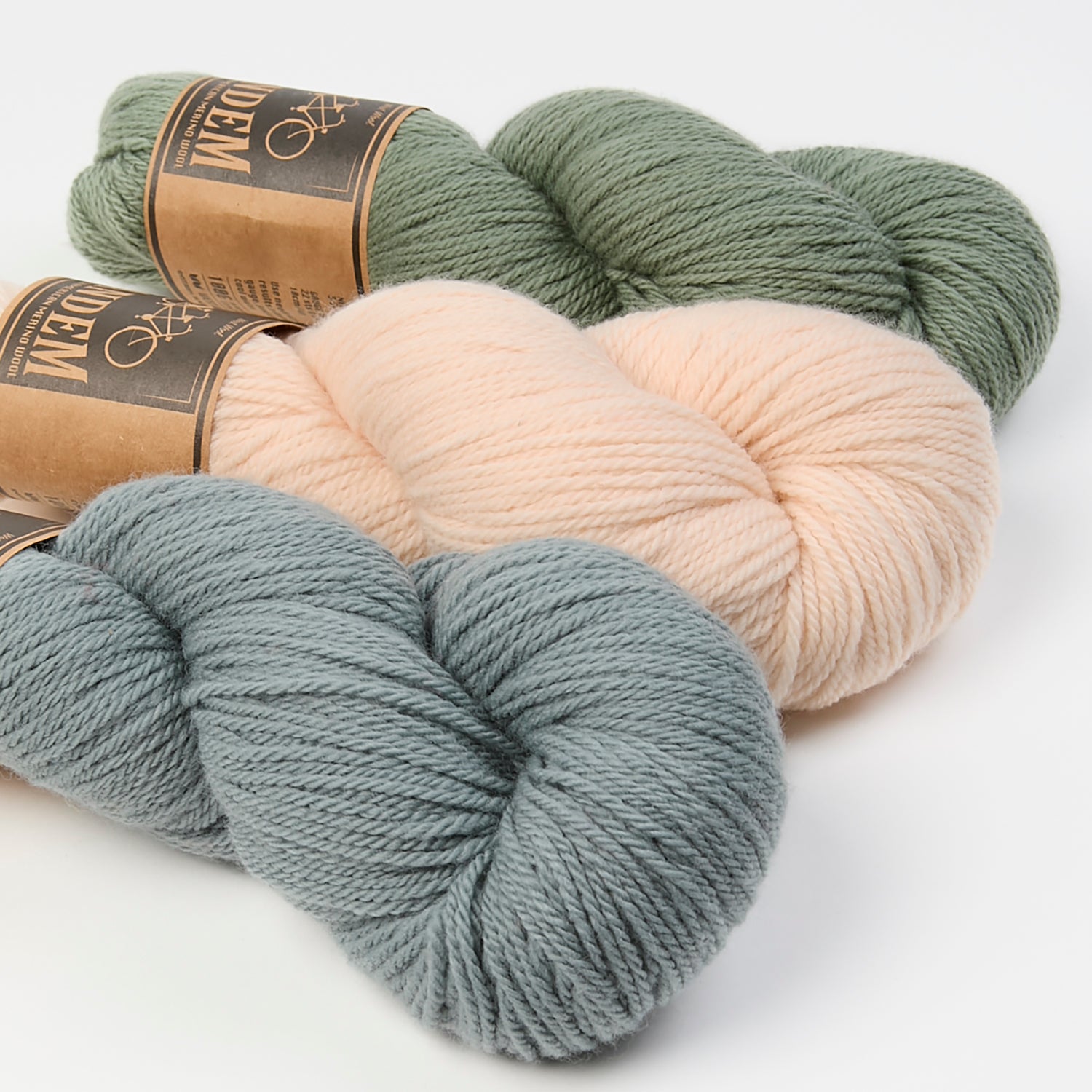 KEATING BABY BLANKET - SAGE PEACH