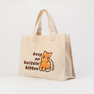 WESTKNITS PROJECT BAG - KEEP ON KNITTIN' KITTEN