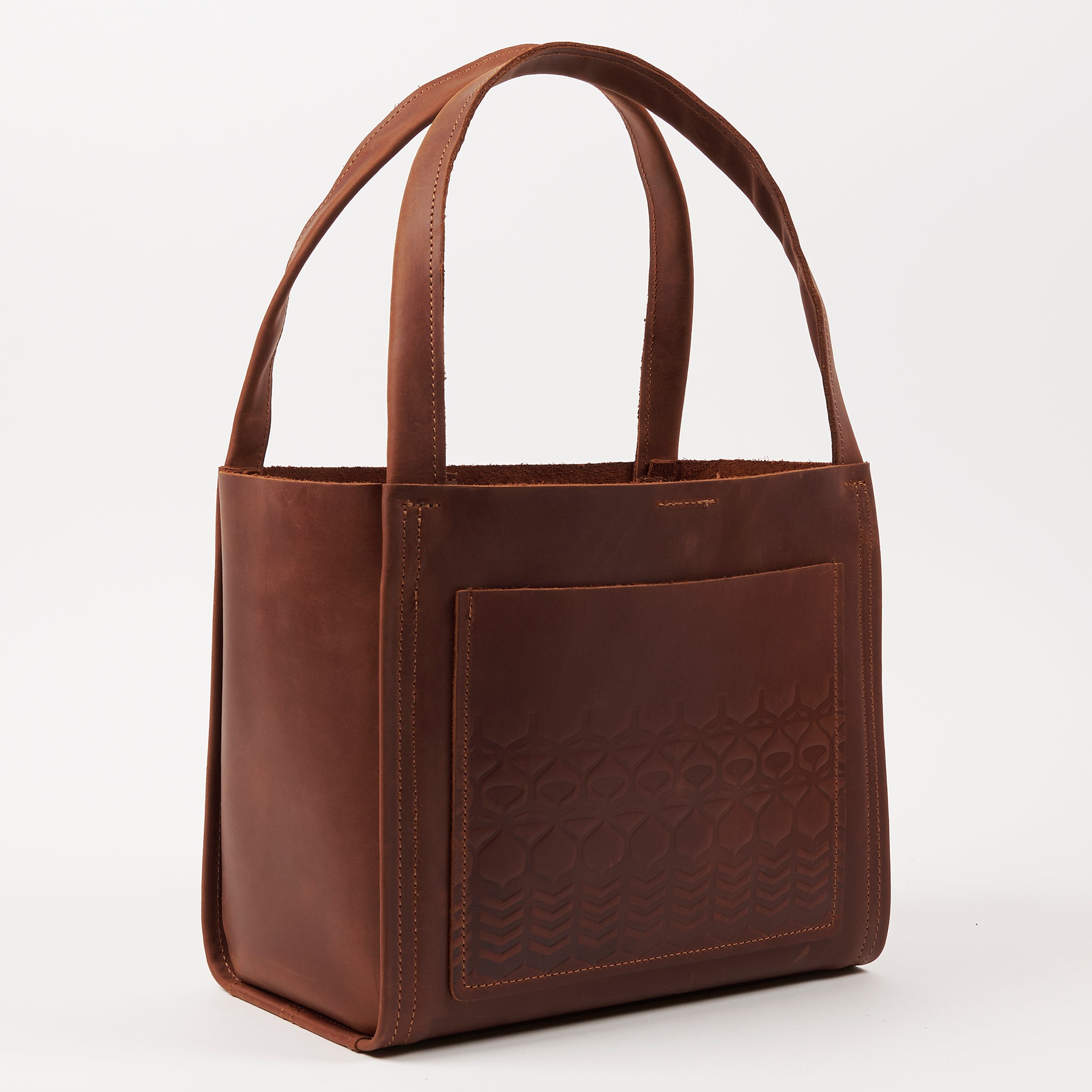 Thread & Maple WHISKEY BOXY TOTE MINI brown Project Bags