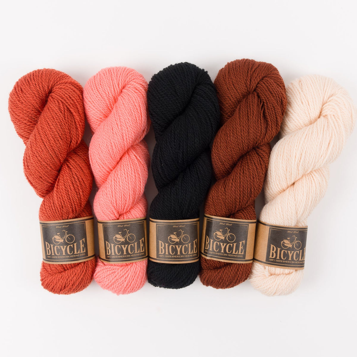 West Wool KARDEMUMMA PEACHES Merino wool Fingering Quick Kits