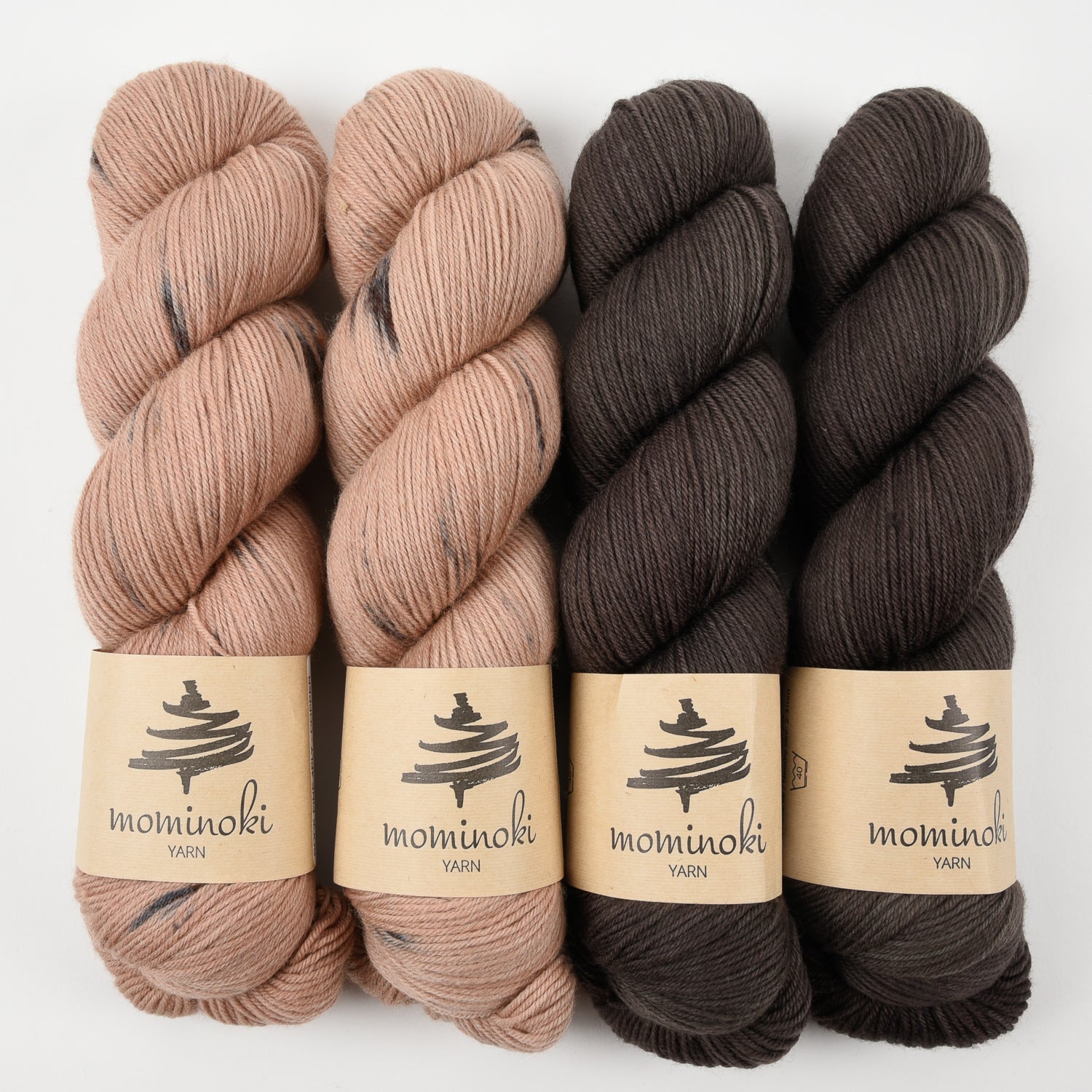 Mominoki Yarn WINTER FOREST Merino wool Polyamide Fingering Quick Kits
