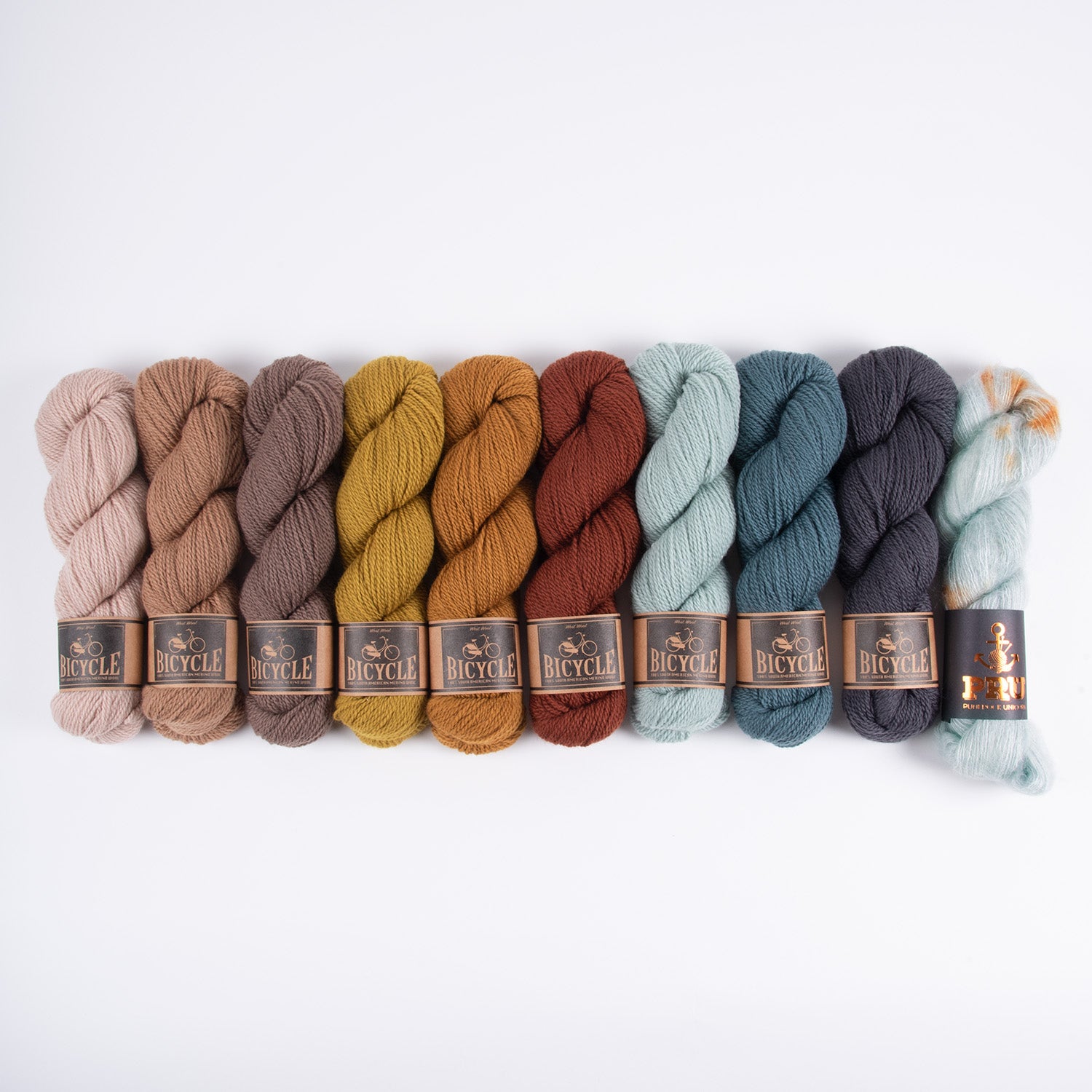 West Wool WINTER SAGE Merino wool Fingering Quick Kits