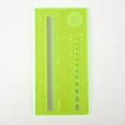 Stephen & Penelope Notions NEON YELLOW NEEDLE GAUGE Tools