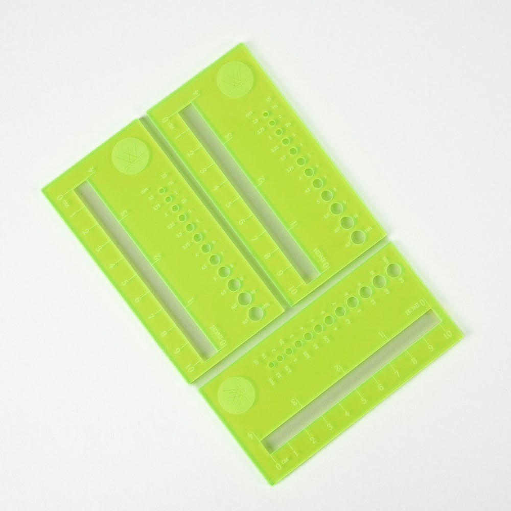 NEON YELLOW NEEDLE GAUGE