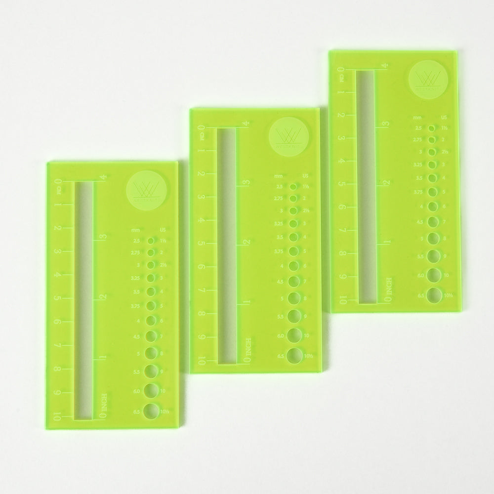 Neon Yellow Needle Gauge