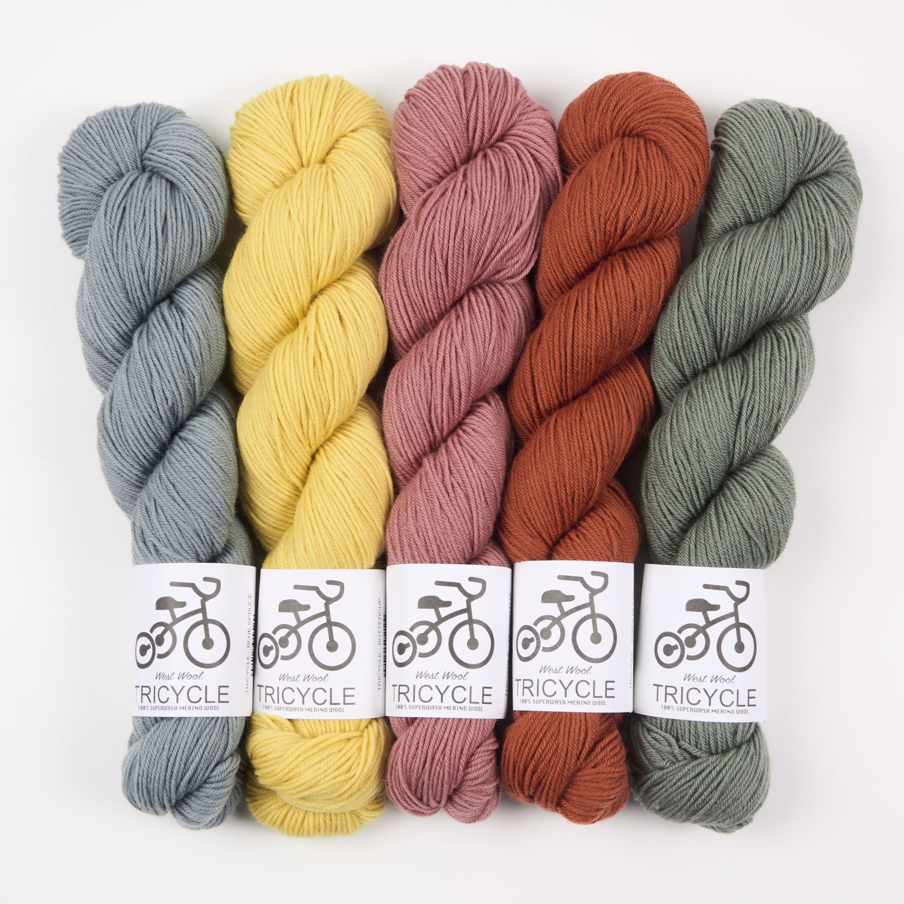 West Wool KARDEMUMMA SAGE Merino wool Fingering Quick Kits
