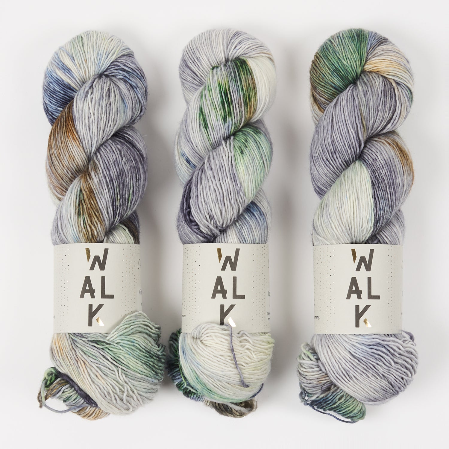 WALK Collection COTTAGE MERINO - CAPRICORN Merino wool Fingering grey multicolour Yarn