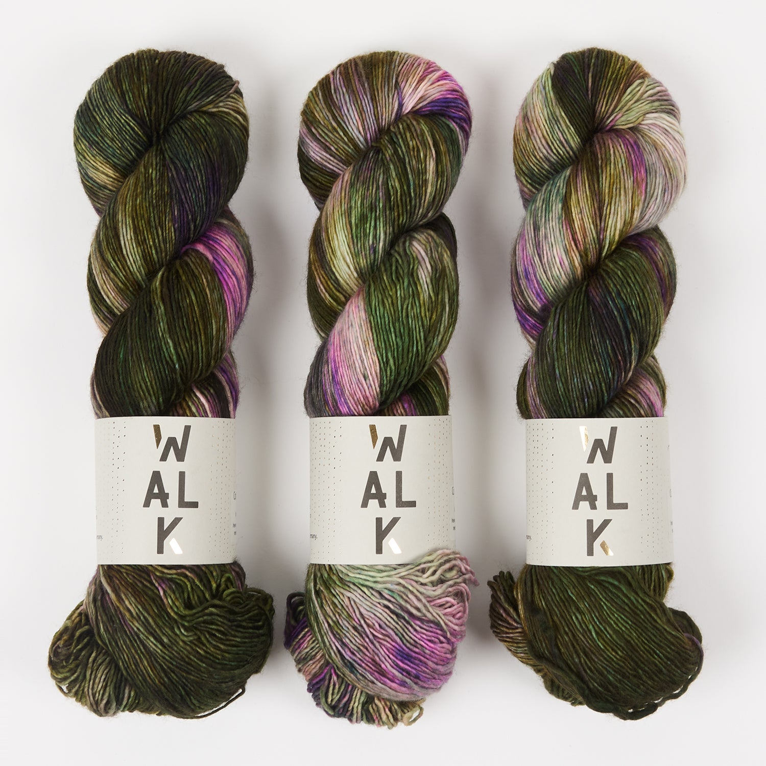 WALK Collection COTTAGE MERINO - TAURUS Merino wool Fingering green multicolour Yarn