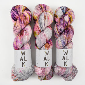 WALK Collection COTTAGE MERINO - DRIED ROSES Merino wool Fingering pink Yarn
