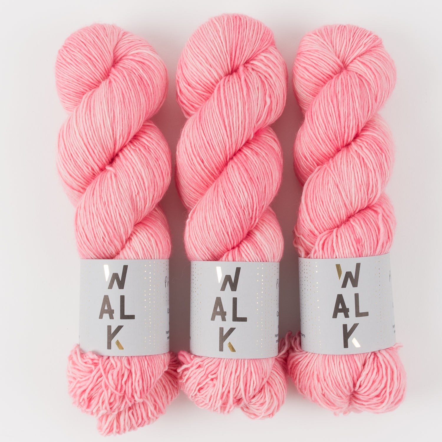 WALK Collection COTTAGE MERINO - PINK PEACH Merino wool Fingering pink Yarn