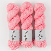 WALK Collection COTTAGE MERINO - PINK PEACH Merino wool Fingering pink Yarn