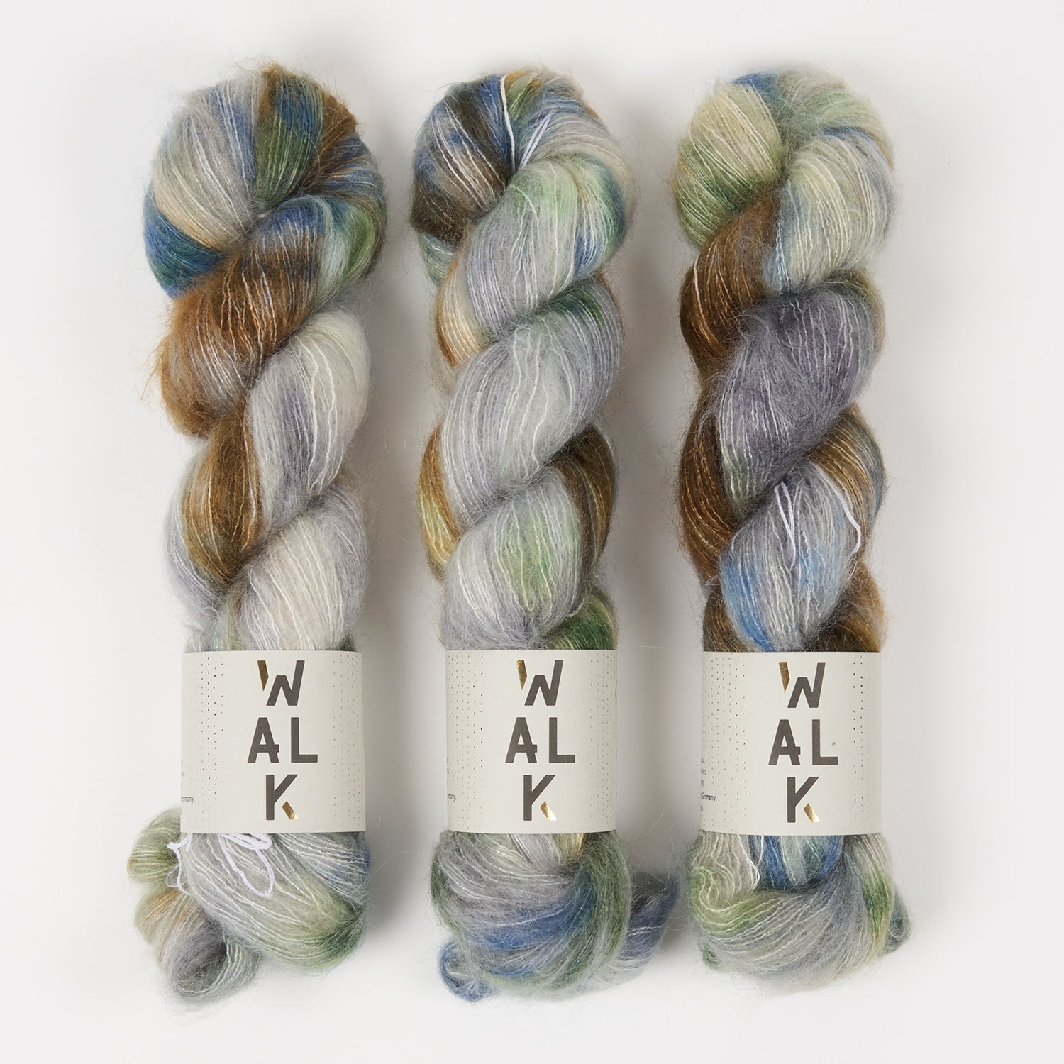 WALK Collection KID MOHAIR LACE - CAPRICORN Mohair Silk Lace grey Yarn