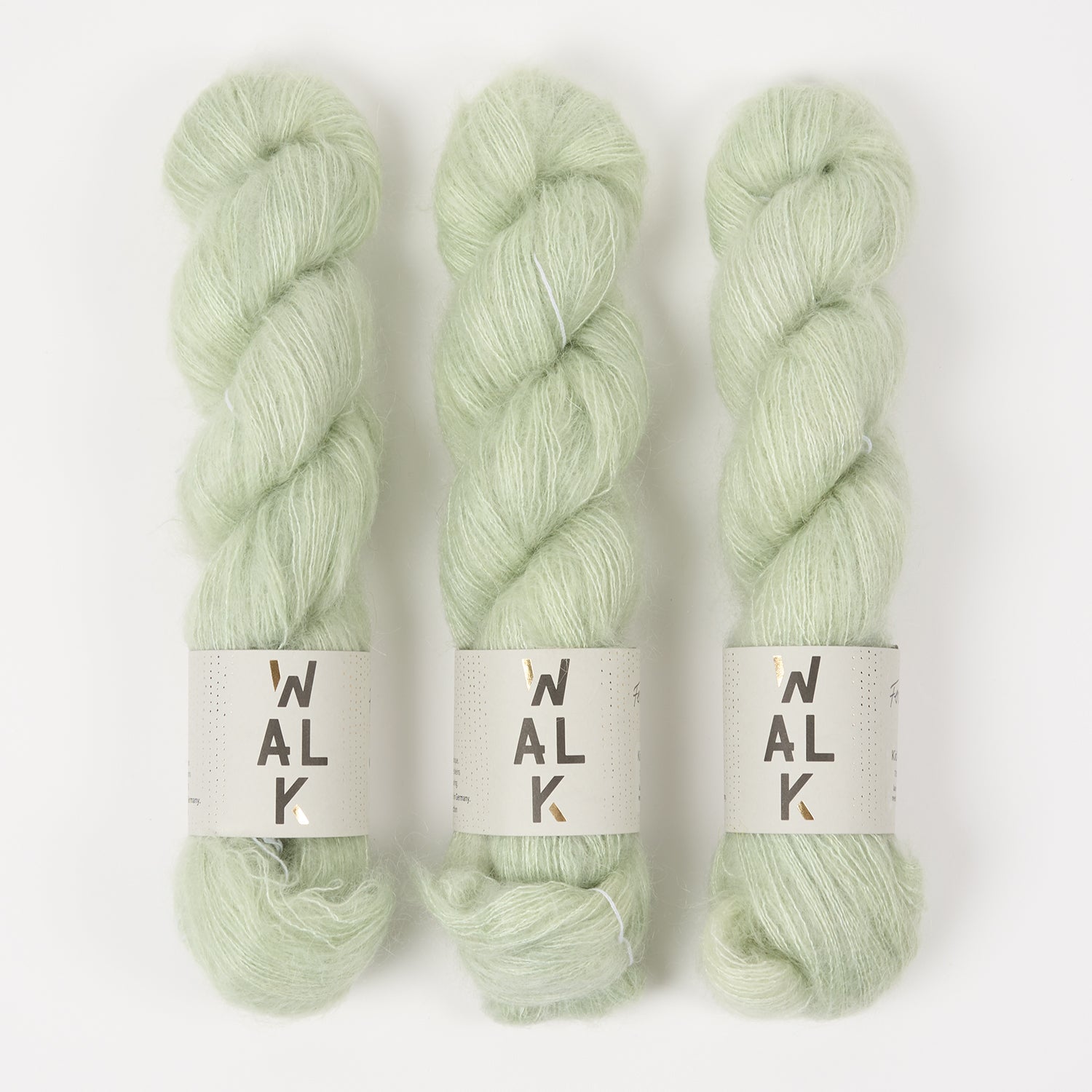 WALK Collection KID MOHAIR LACE - FERN Mohair Silk Lace green Yarn