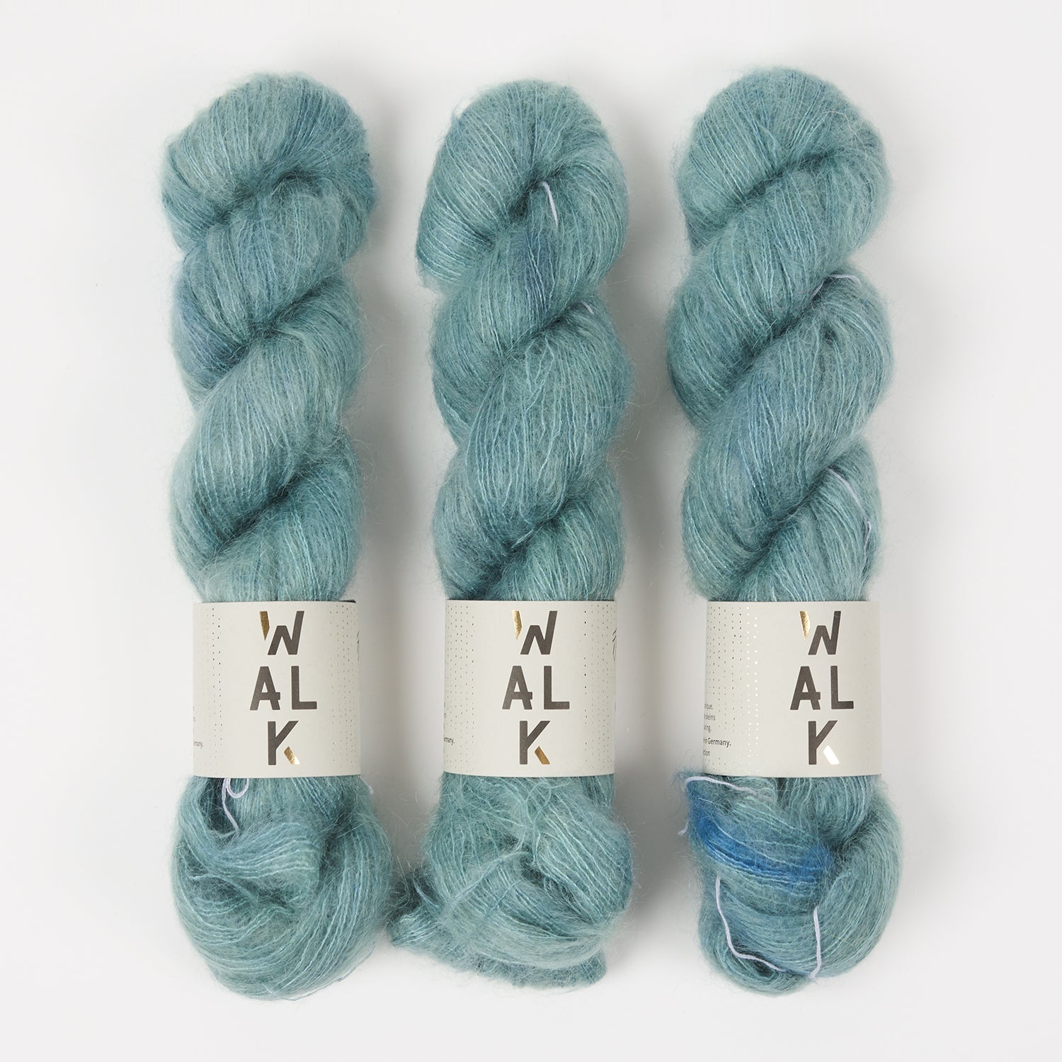 WALK Collection KID MOHAIR LACE - FJORD Mohair Silk Lace turquoise Yarn