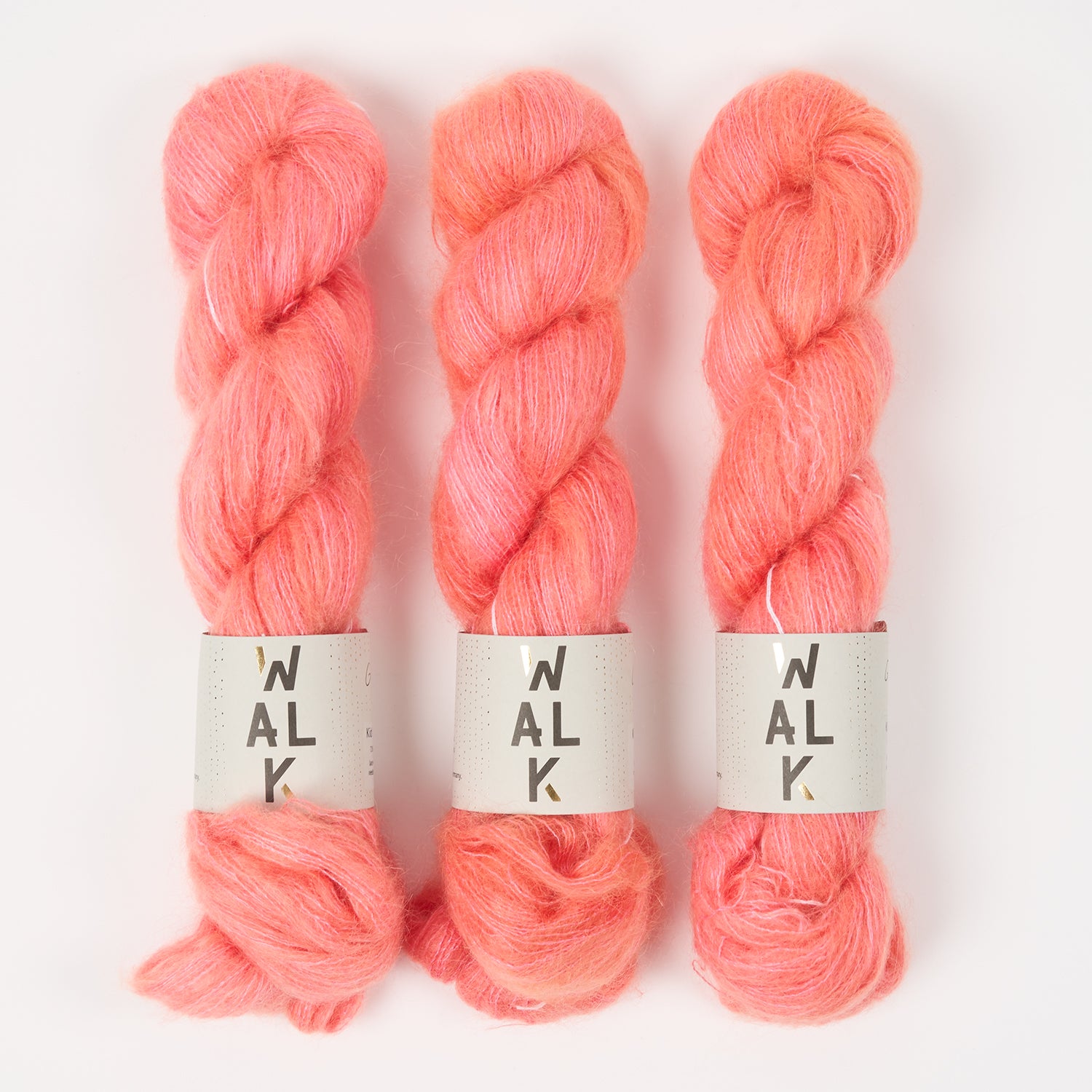 WALK Collection KID MOHAIR LACE - GOIABA Mohair Silk Lace coral Yarn