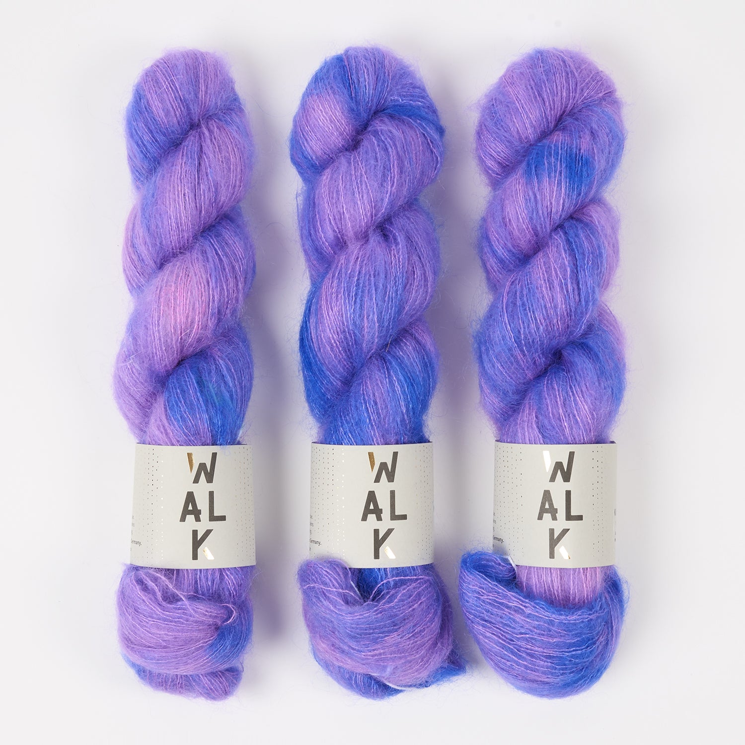 WALK Collection KID MOHAIR LACE - IRIS Mohair Silk Lace purple Yarn