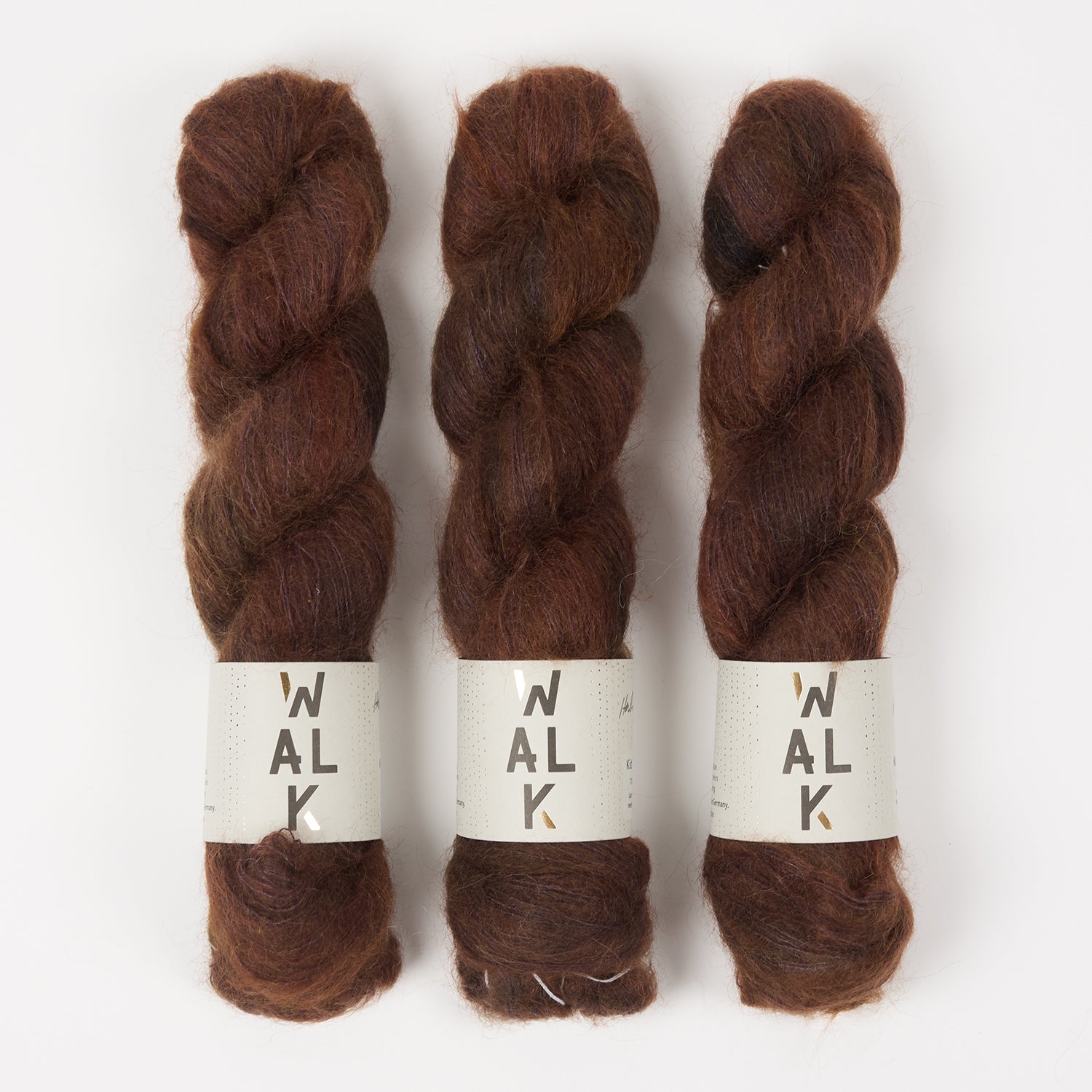 WALK Collection KID MOHAIR LACE - ITALIAN ROAST Mohair Silk Lace brown Yarn