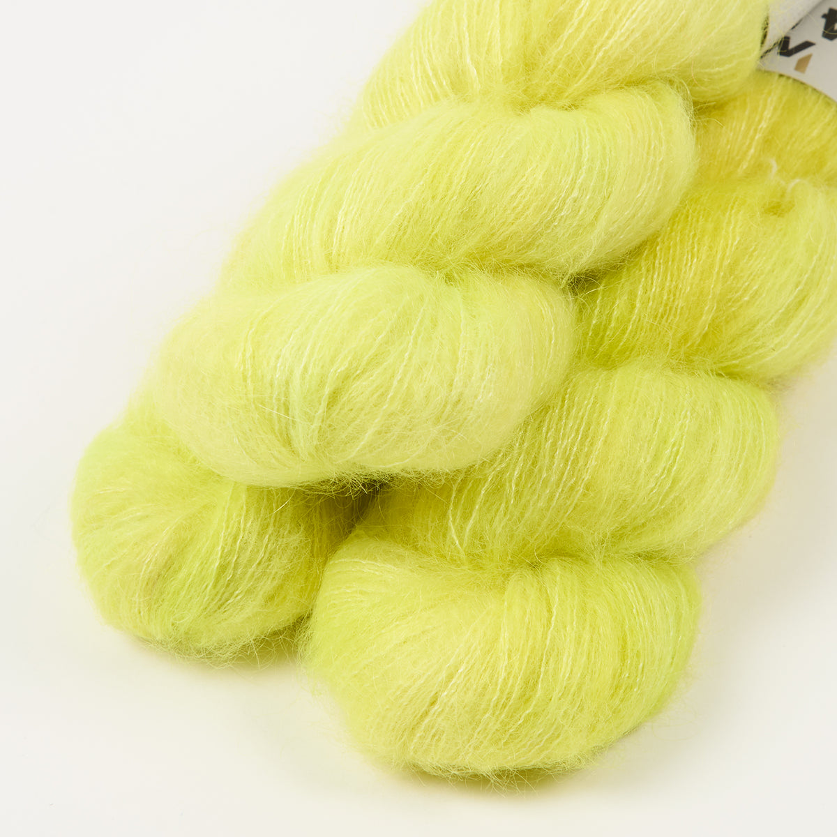 KID MOHAIR LACE - LEMON & LIME