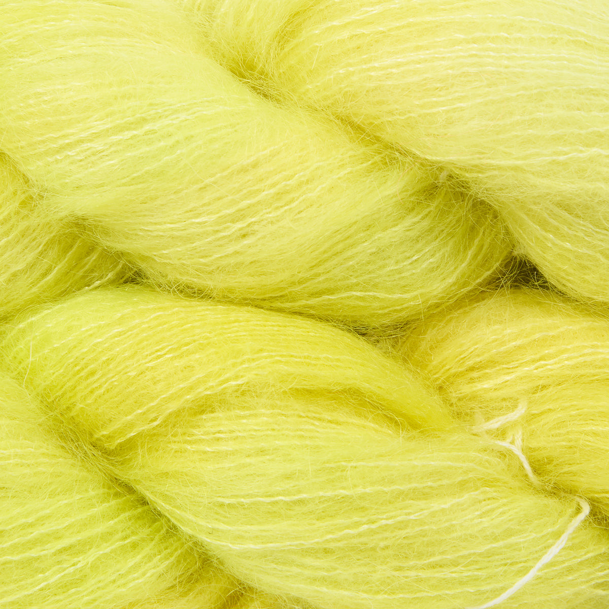KID MOHAIR LACE - LEMON & LIME