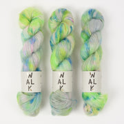 WALK Collection KID MOHAIR LACE - MILKY WAY Mohair Silk Lace green Yarn
