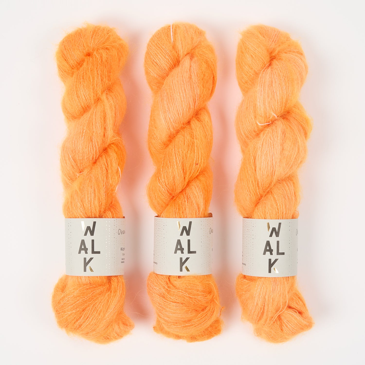 WALK Collection KID MOHAIR LACE - ORANGE PUNCH Mohair Silk Lace orange Yarn