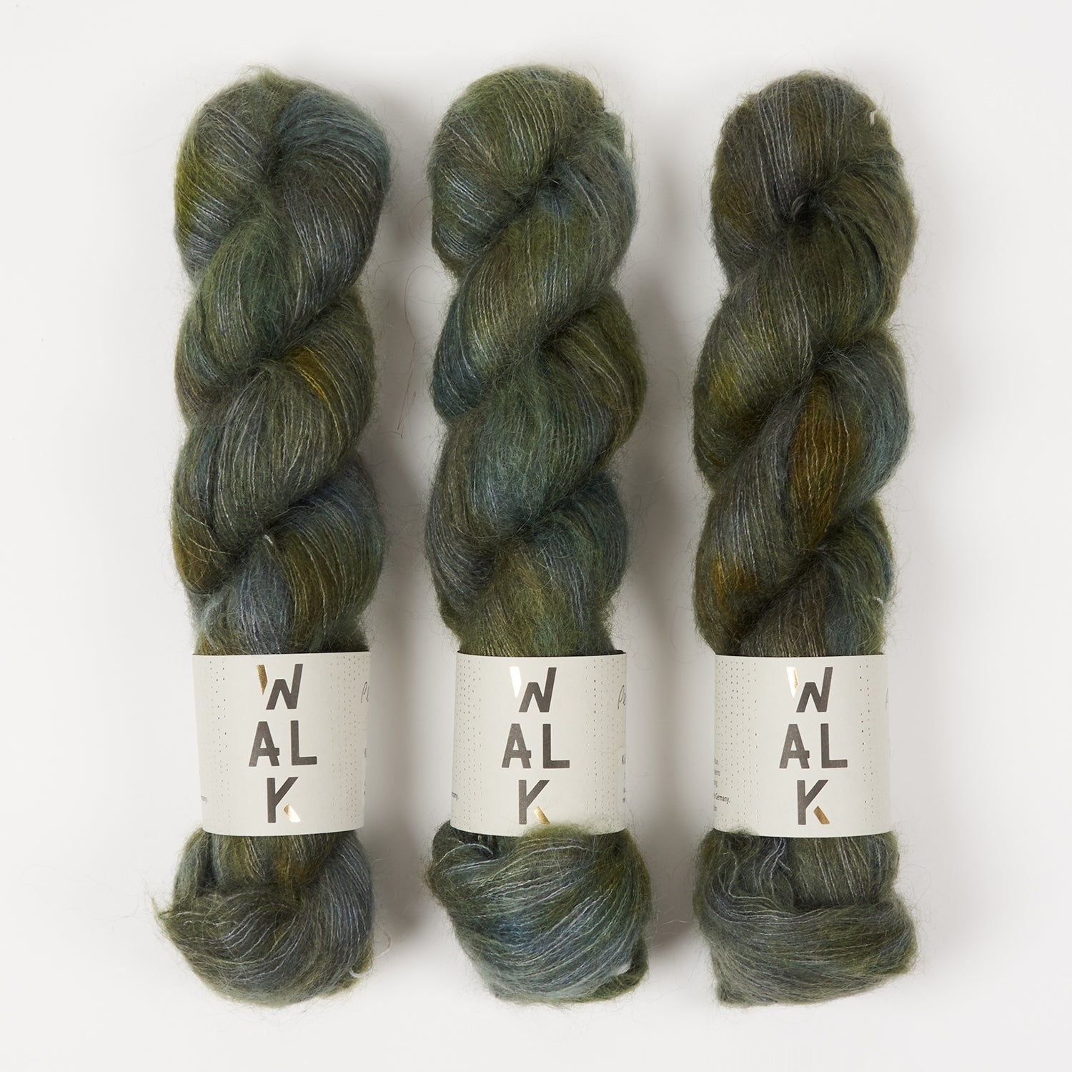 WALK Collection KID MOHAIR LACE - PETROLEUM Mohair Silk Lace green Yarn