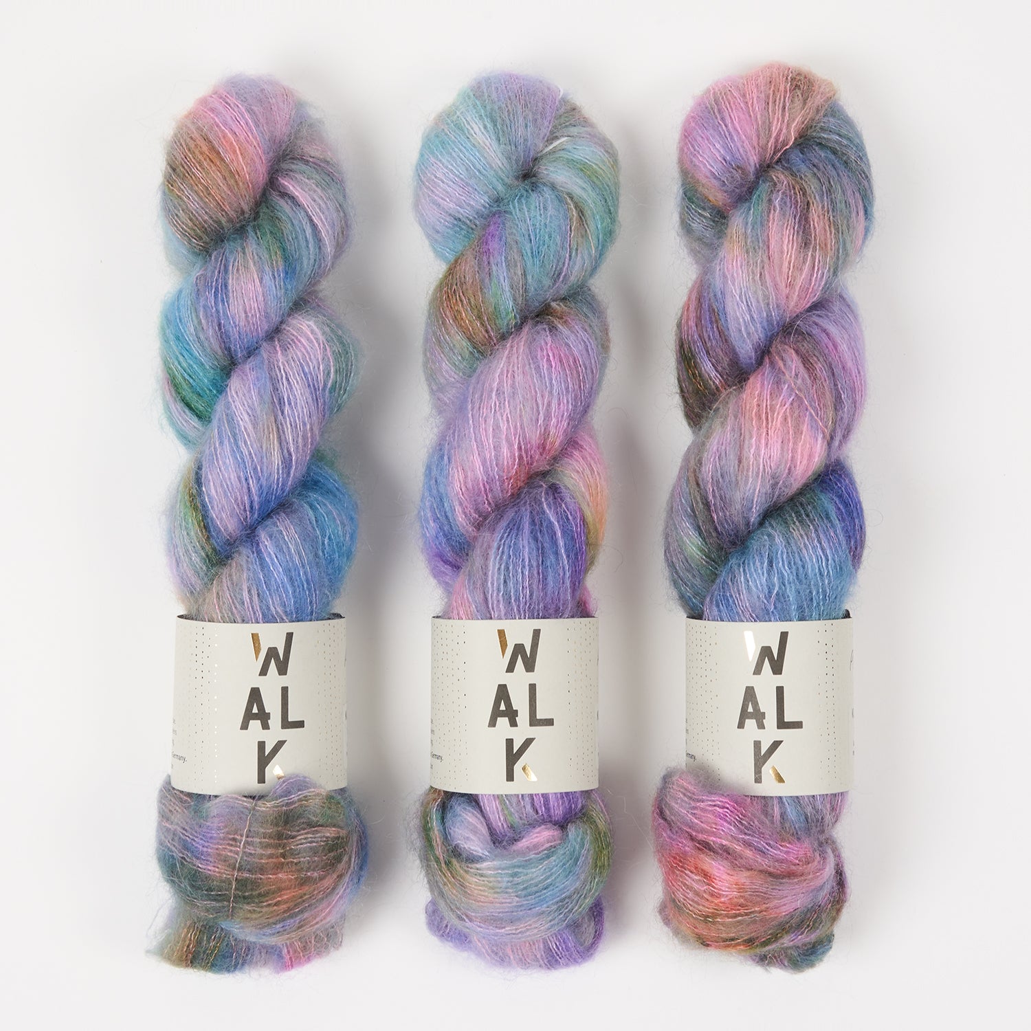 WALK Collection KID MOHAIR LACE - PISCES Mohair Silk Lace multicolour Yarn