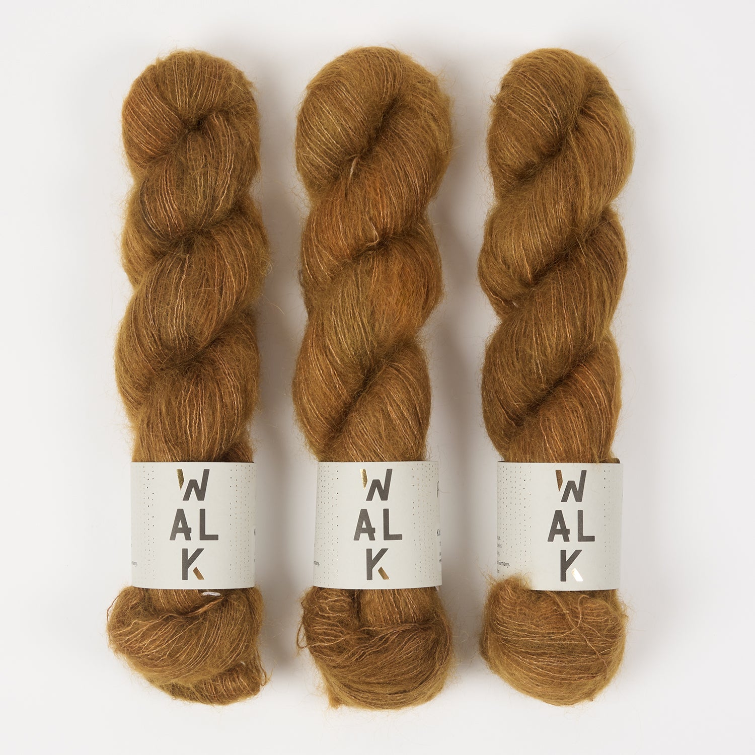 WALK Collection KID MOHAIR LACE - PROPOLIS Mohair Silk Lace brown Yarn