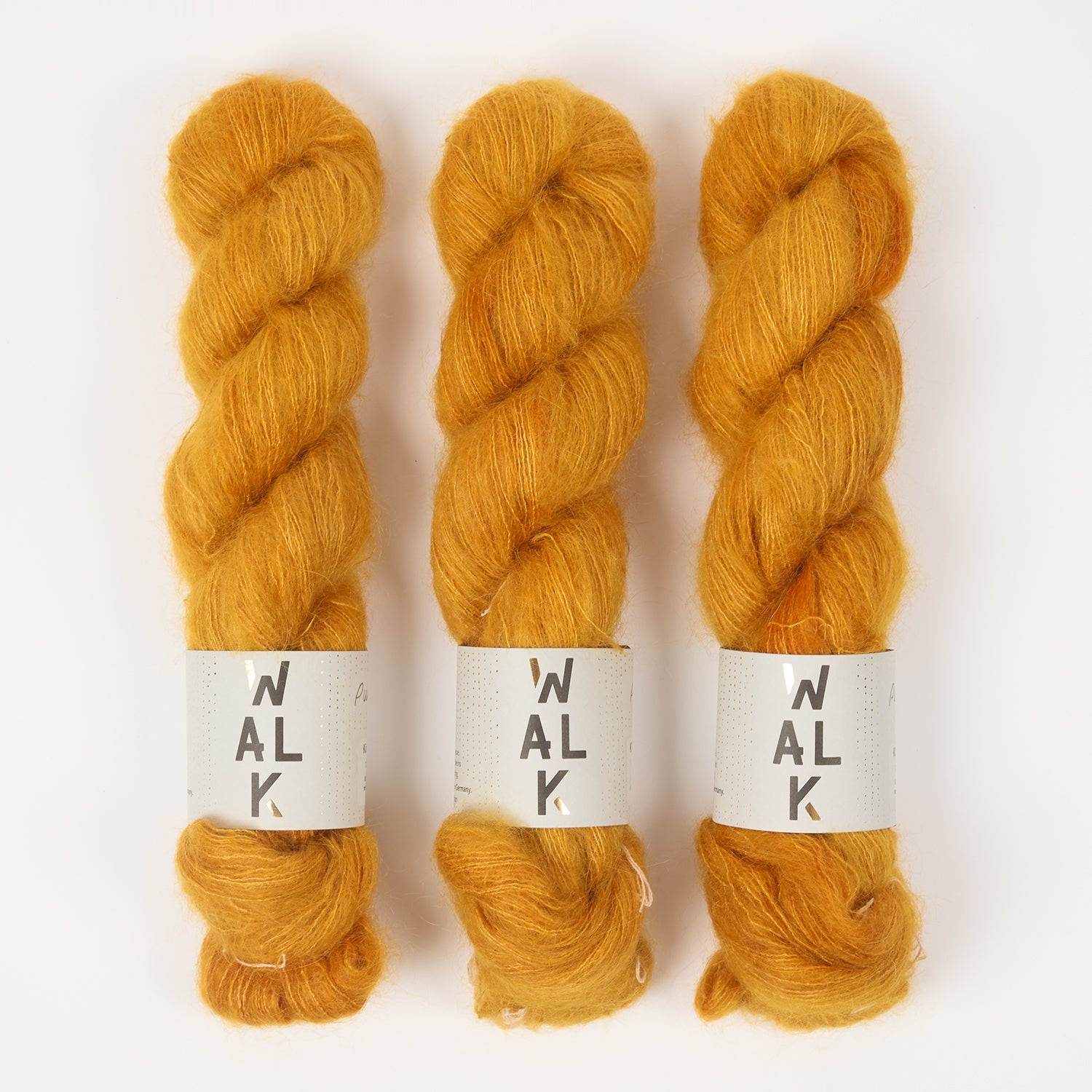 WALK Collection KID MOHAIR LACE - PUMPKIN Mohair Silk Lace orange Yarn