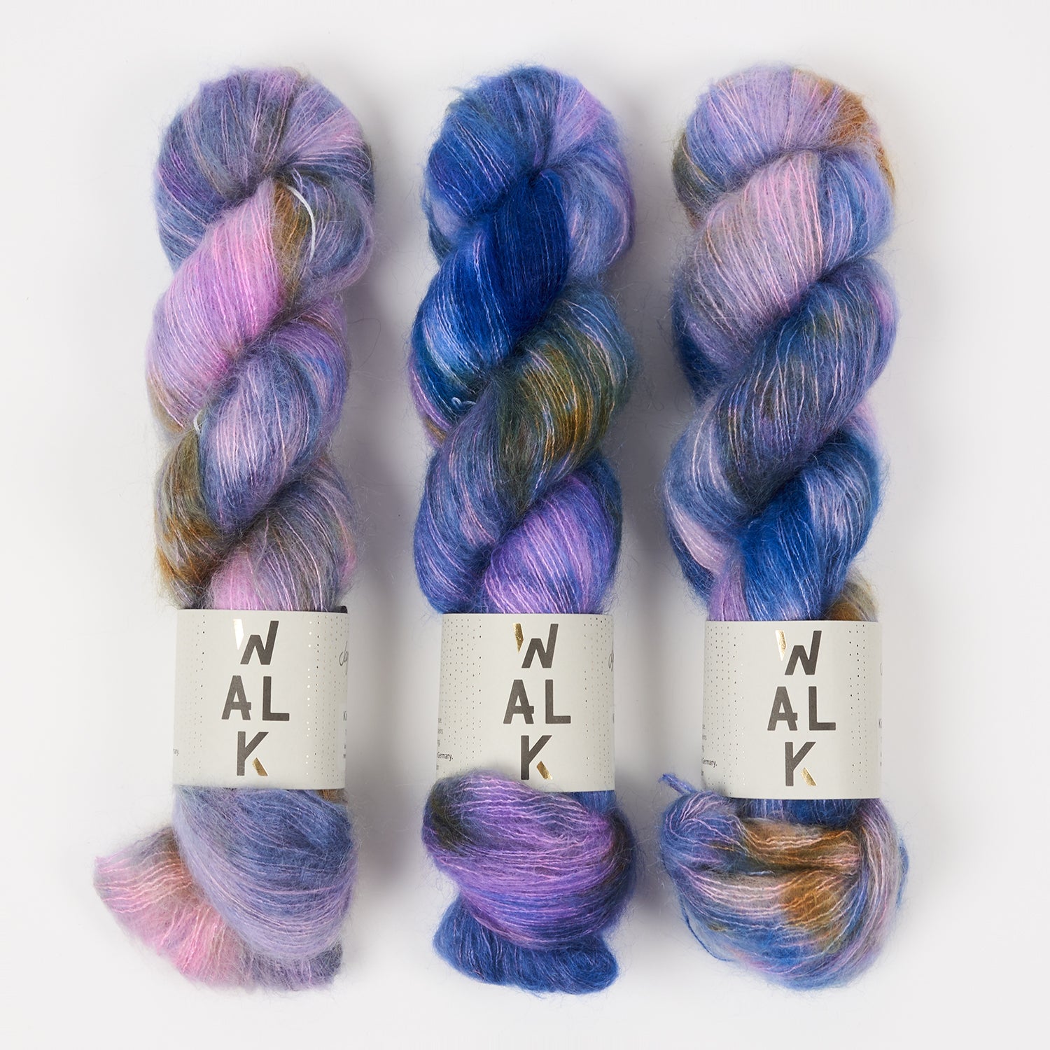 WALK Collection KID MOHAIR LACE - SAGITTARIUS Mohair Silk Lace multicolour Yarn